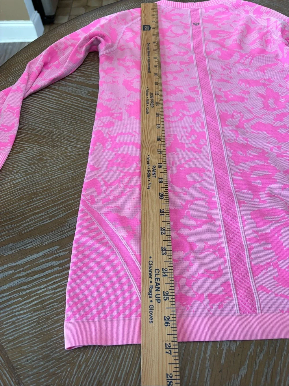 Lululemon Swiftly Tech Long Sleeve Crew Heathered Raspberry Glo Light Sz 6 A336